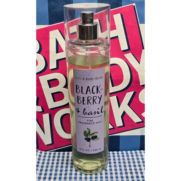 BBW Blackberry & Basil 8.0 Fluid Ounces Fine Fragrance Mist - Picture 1 of 2